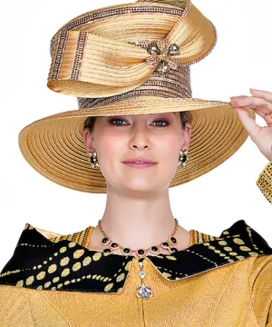 Champagne Italy Church Hat 5952