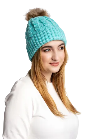 Cyan - Cozy Lined Hat