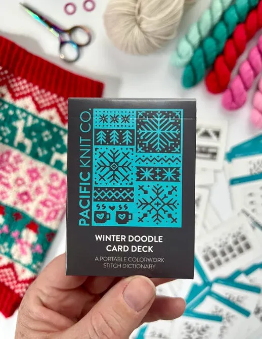 Doodle Card Deck for Knitters by Pacific Knit Co