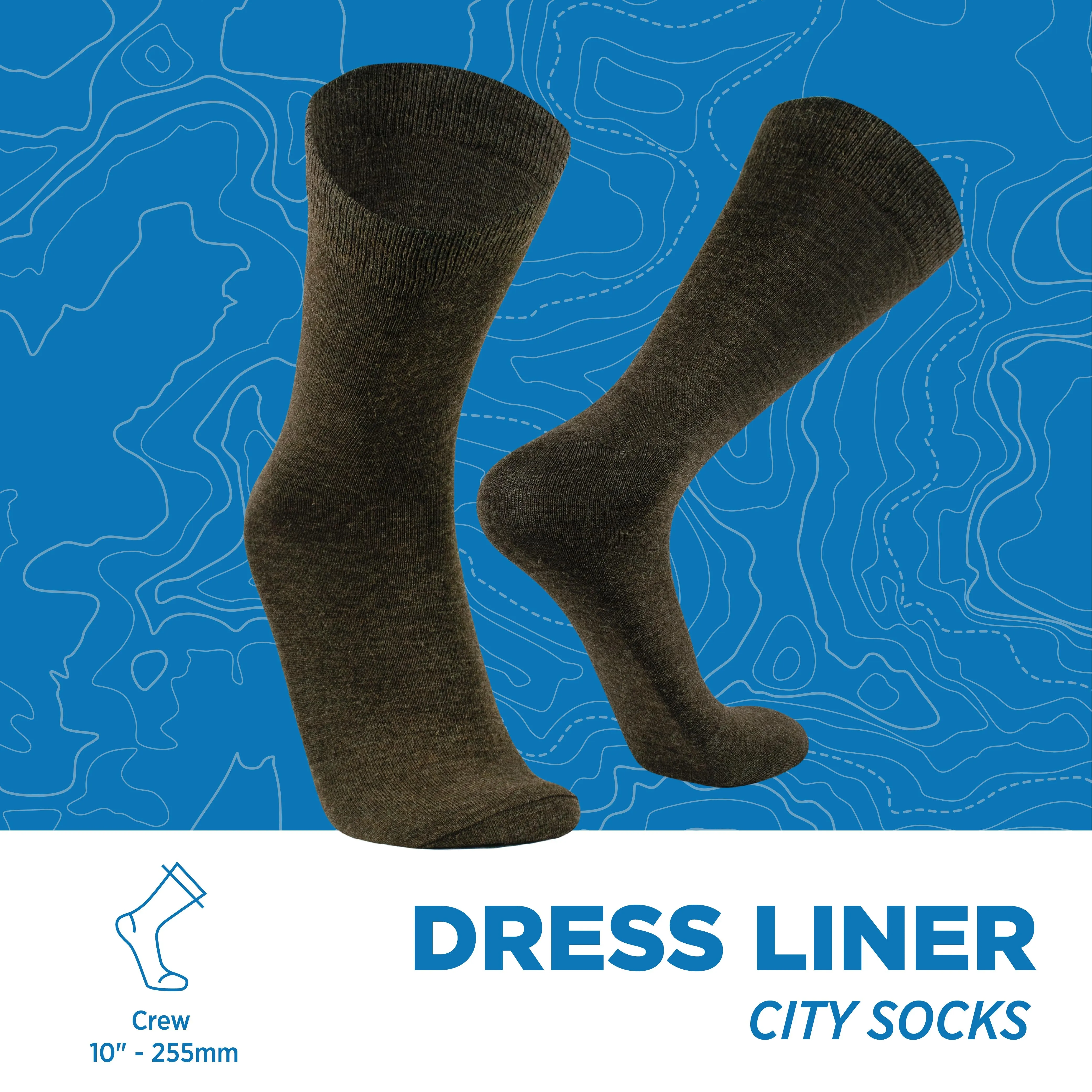 Bamboo and Alpaca Dress Liner Socks