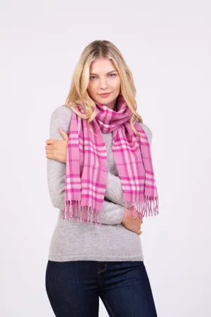 Made in Scotland Cashmere Scarf - Pink Thompson