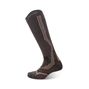 Men's Feel Breath Cross Country Brown knee high socks 2-packs