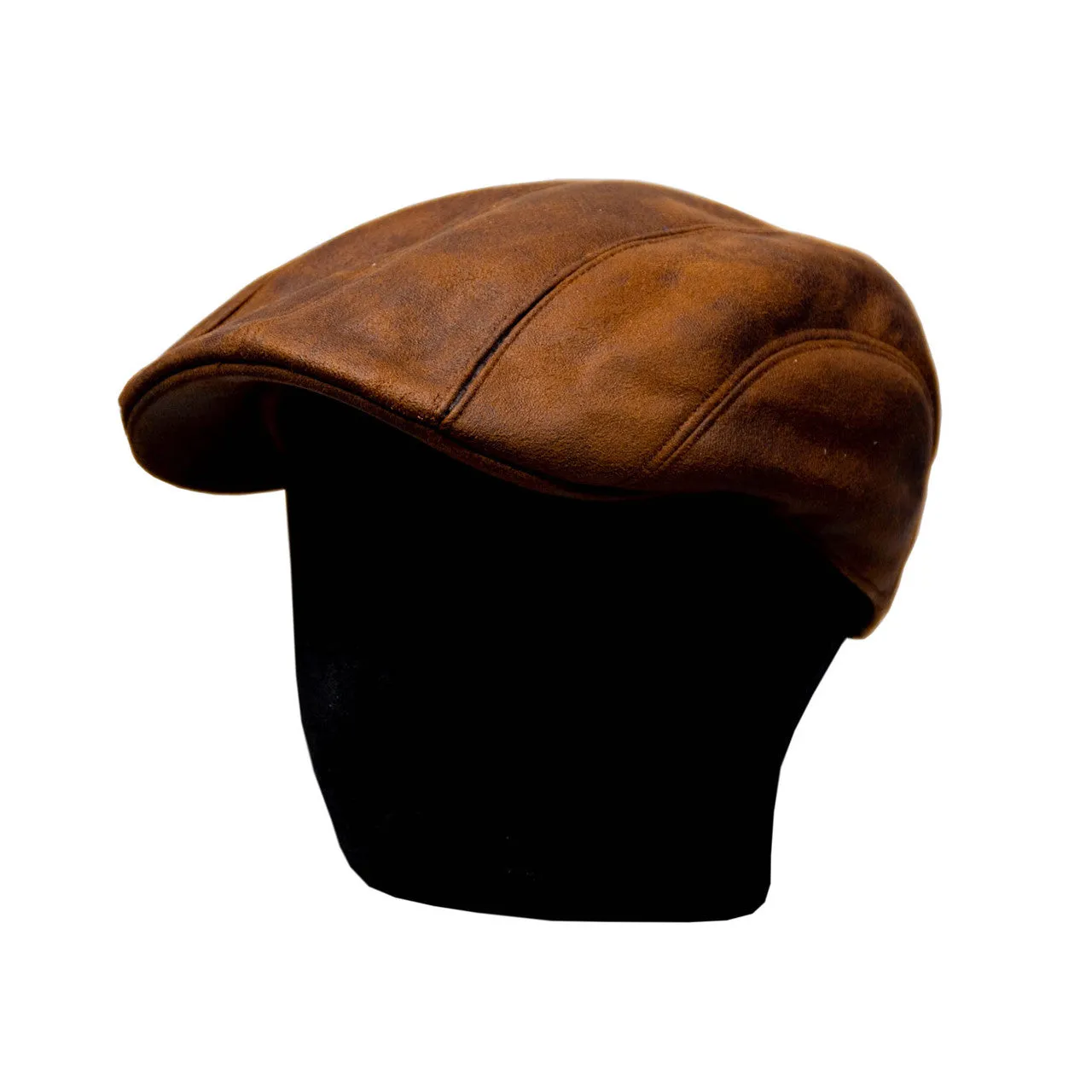 Saint Martin - Faux Leather Driver Cap