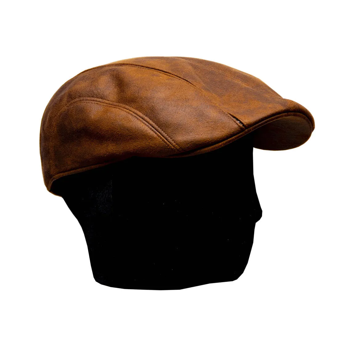 Saint Martin - Faux Leather Driver Cap