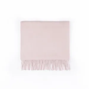 Scarf - 100% Wool Pink Plain